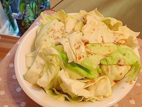 韓国焼肉屋さんで食べた　超簡単　おつまみキャベツ